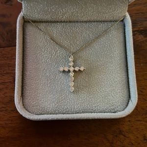 14k GTR MOI Cross Pendant Necklace